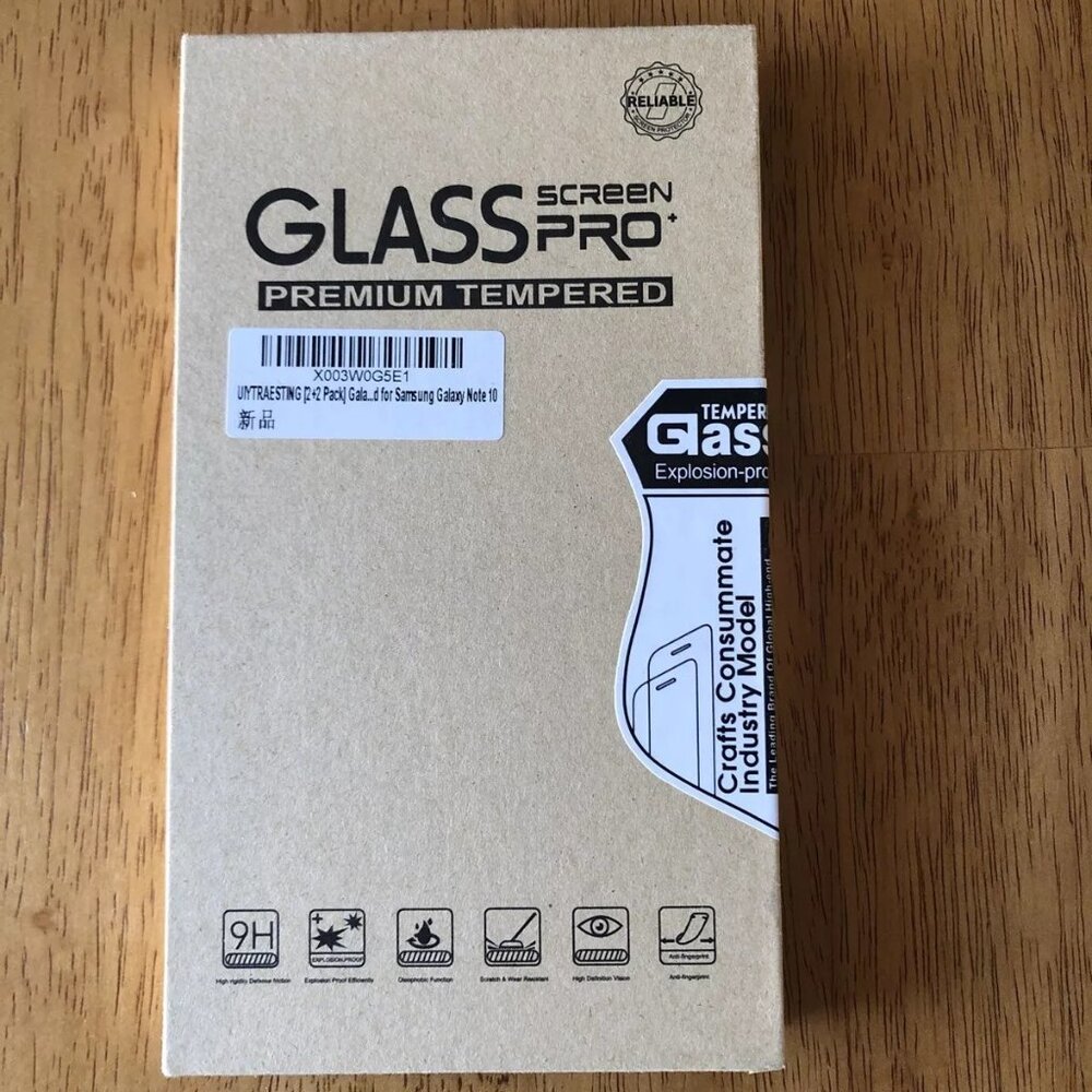 2+2 Glass Screen Pro Screen & Camera Lens Protector for Samsung Galaxy Note 10